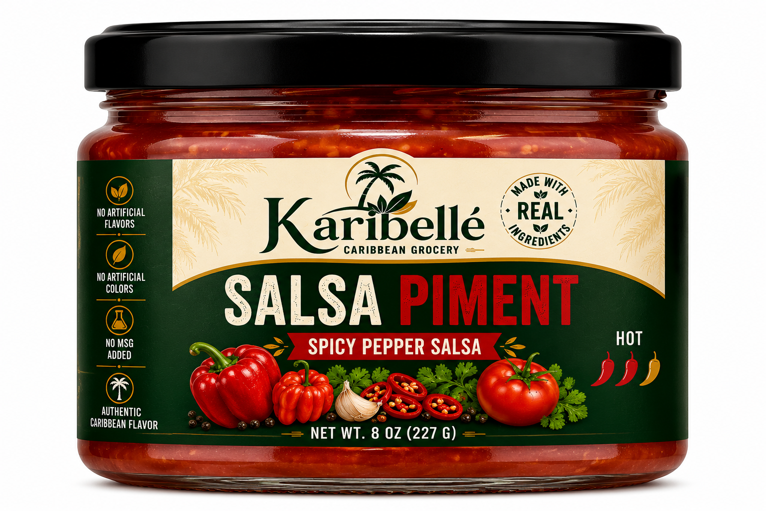 Karibellé Salsa Piment – Spicy Pepper Salsa