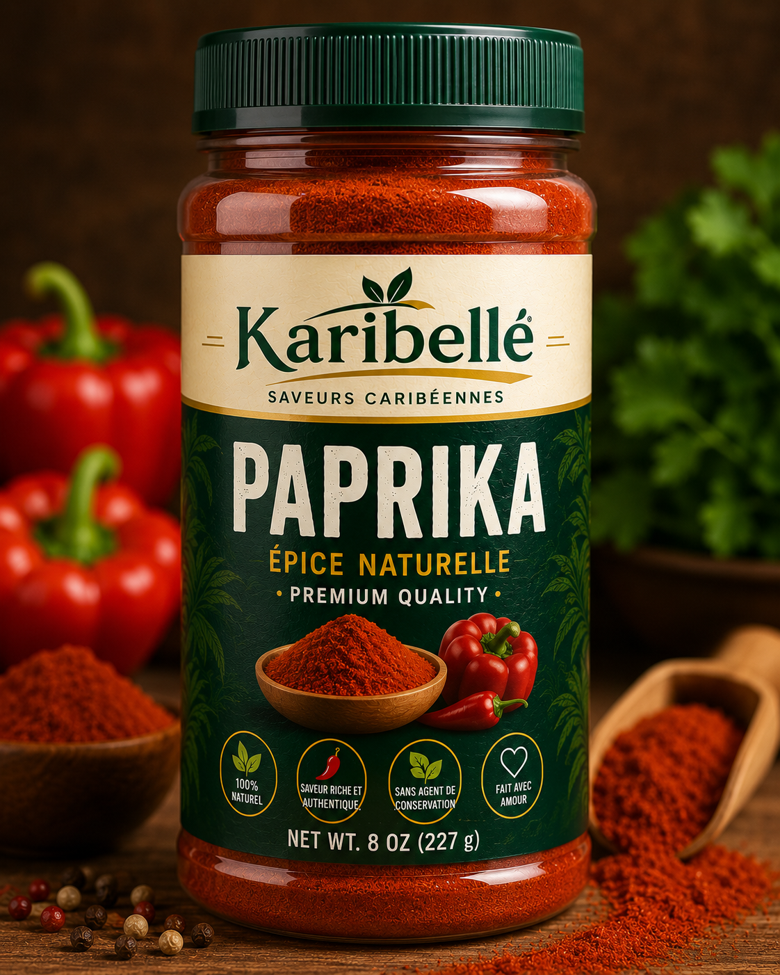 Karibellé Paprika – Premium Ground Paprika